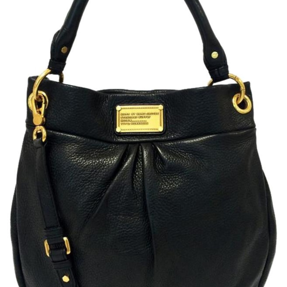 MARC BY MARC JACOBS HILLER BLACK LEATHER BAG